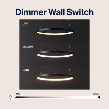Brice Modern Contemporary Iron Integrated LED Pendant